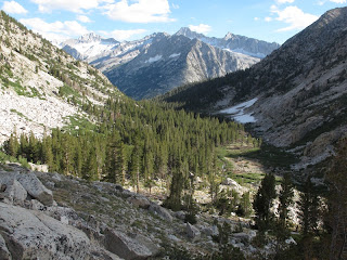 Das Tal des Laurel Creek mit Second Recess im Hintergrund