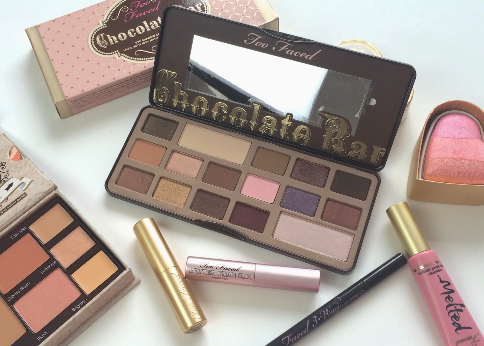 Beauty The Too Faced Chocolate Bar palette review