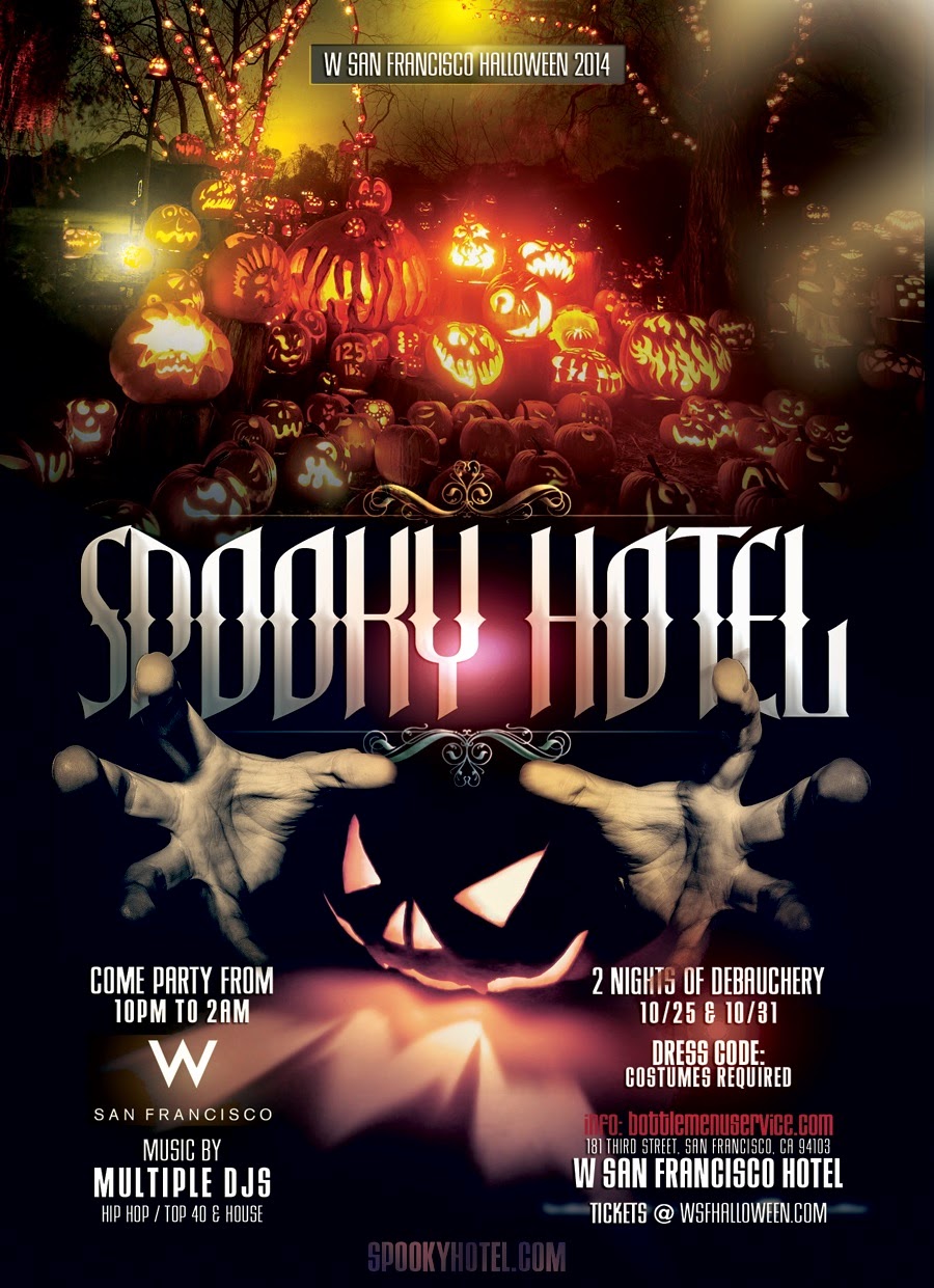 Spooky Hotel W San Francisco Halloween Hollywood LA Nightlife 2019 Events Guide