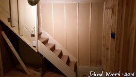 framing wall down stairs, steps, how to, size, wide