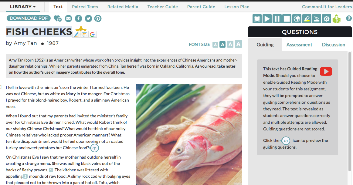 Fish Cheeks Answer Key Pdf Commonlit / - Free pdf commonlit answer key