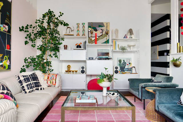 Frisco designer experiments with boho decor at home - living room 2 BoHoHome.com @bohosusan