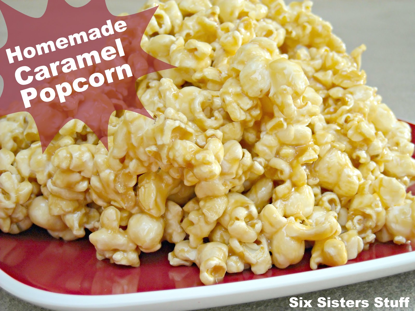 Homemade Caramel Popcorn Recipe