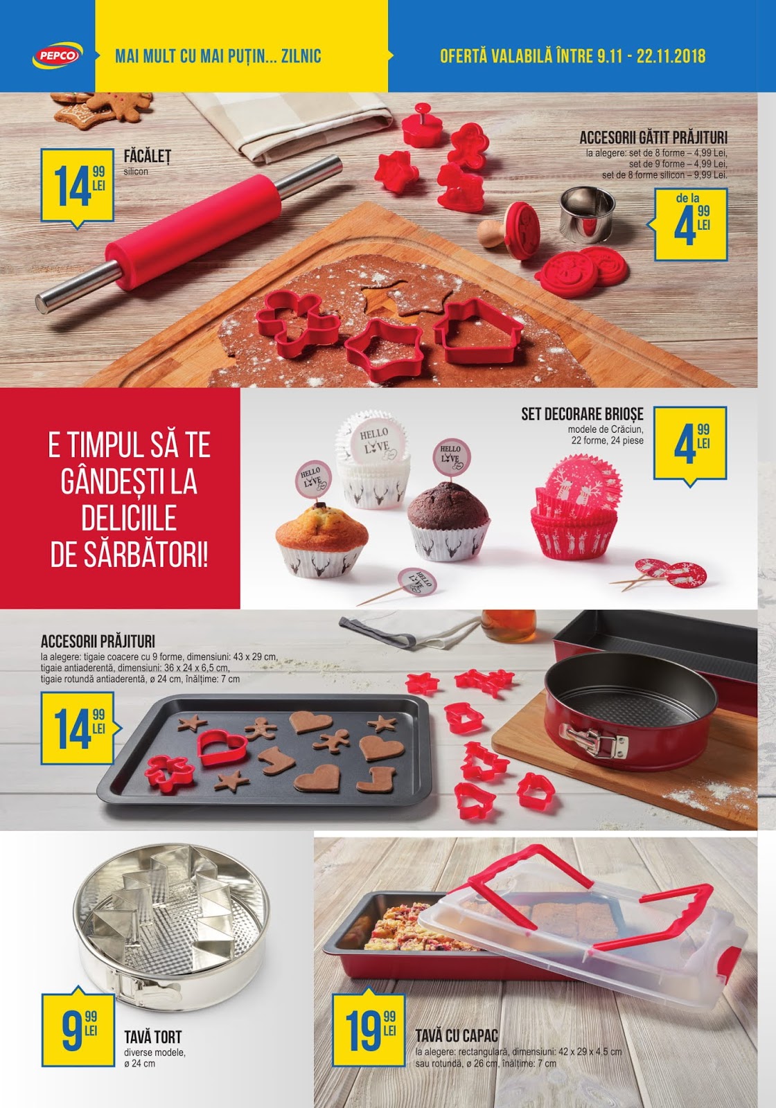 CATALOG PEPCO 9 22 noiembrie 2018. Brosura cu promotii si oferte PEPCO.