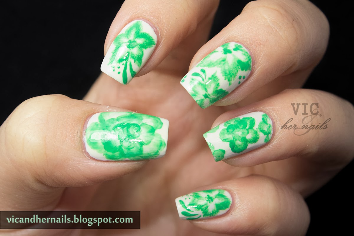 Vic and Her Nails ‎LLadoration‬ One Stroke!!