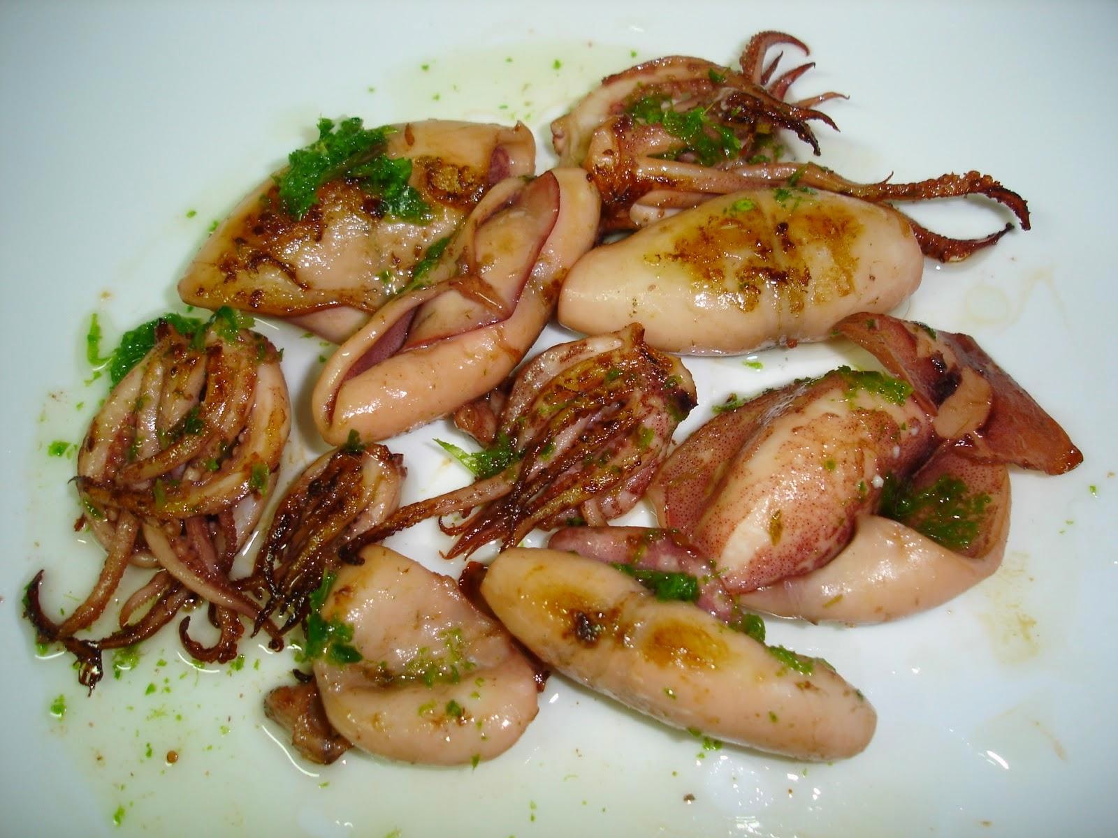 Resultado de imagen de calamares a la plancha