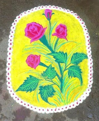 Rangoli design Rangoli design