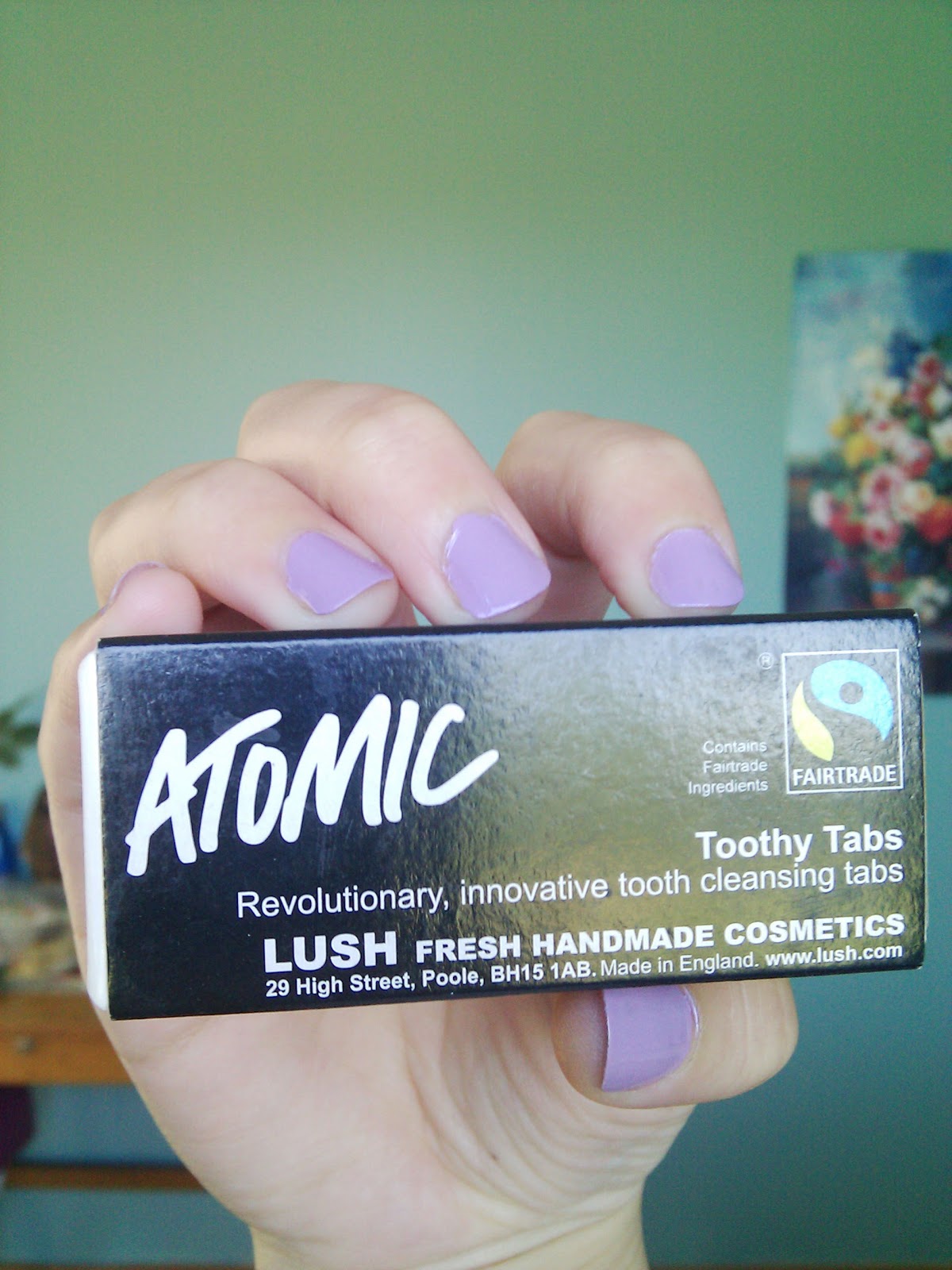CRUELTY FREE DOMÉSTICO Toothy Tabs de LUSH más Natracare / guapa natural