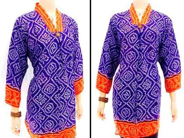 Model Blouse Batik Atasan Wanita Modern Untuk Kerja Model Blouse Batik Atasan Wanita Modern Untuk Kerja