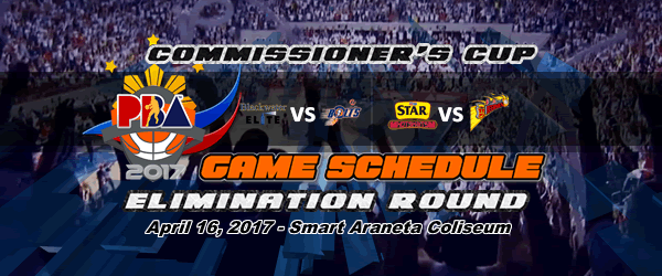 List of PBA Game(s) Sunday April 16, 2017 @ Smart Araneta Coliseum List of PBA Game(s) Sunday April 16, 2017 @ Smart Araneta Coliseum