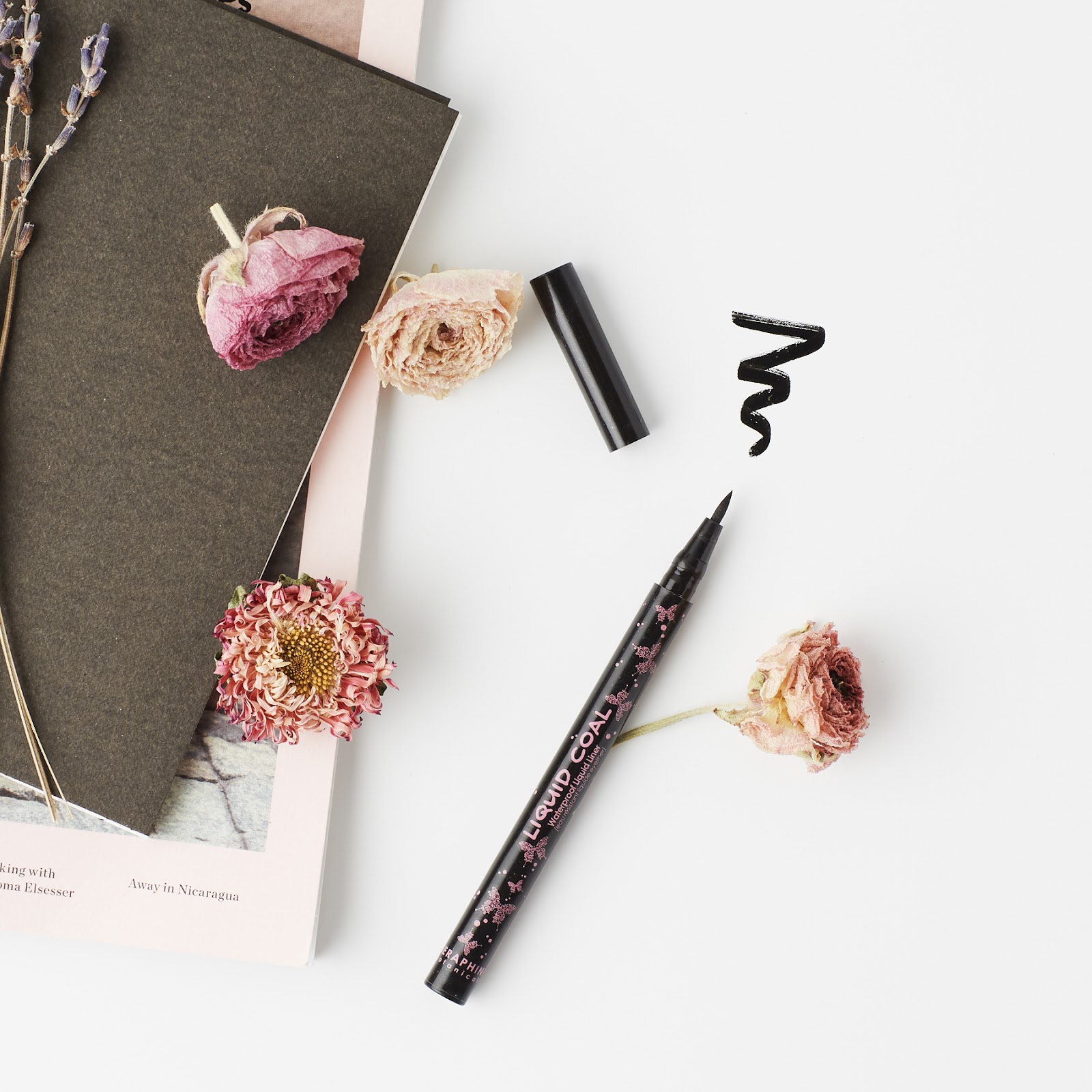 Seraphine Botanicals Liquid Coal Waterproof Eyeliner Review Seraphine Botanicals Liquid Coal Waterproof Eyeliner Review natural organic makeup hellolindasau