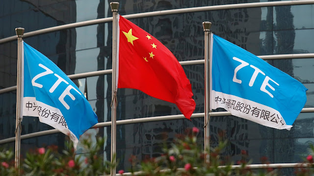 ZTE China flag ZTE China flag