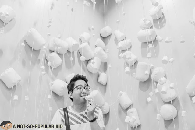 Renz Cheng in Marshmallow Room in The Dessert Museum