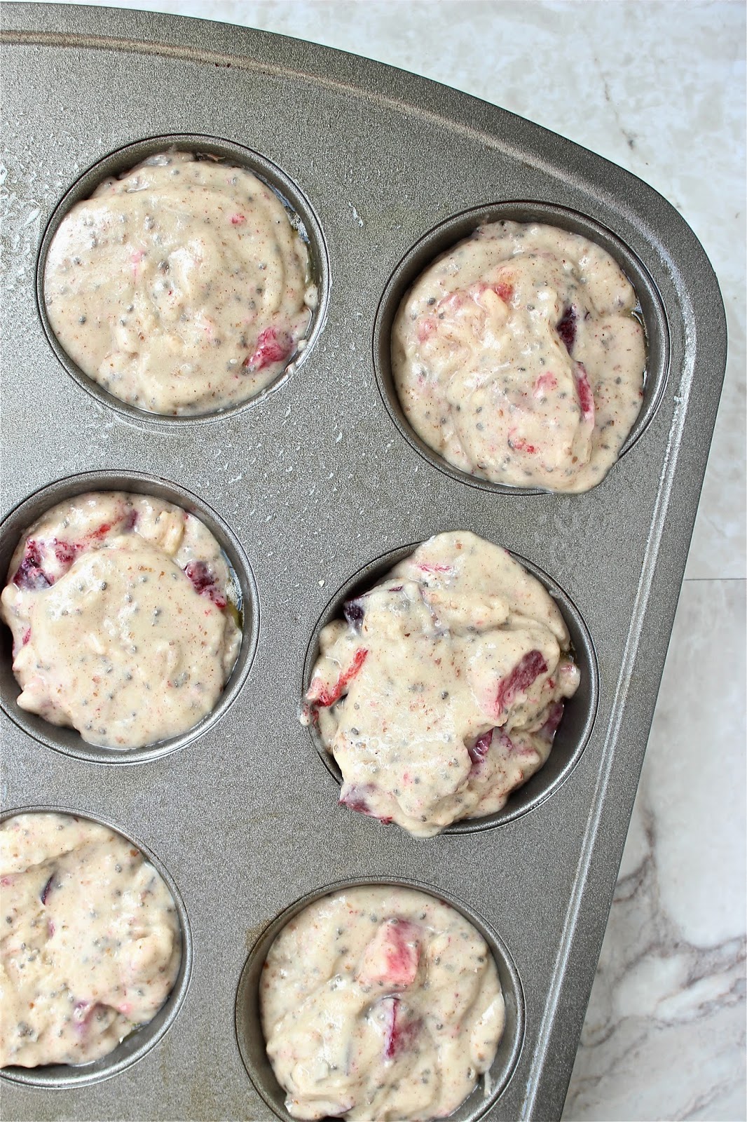 Stew or a Story: Gluten-Free Plum Chia Muffins