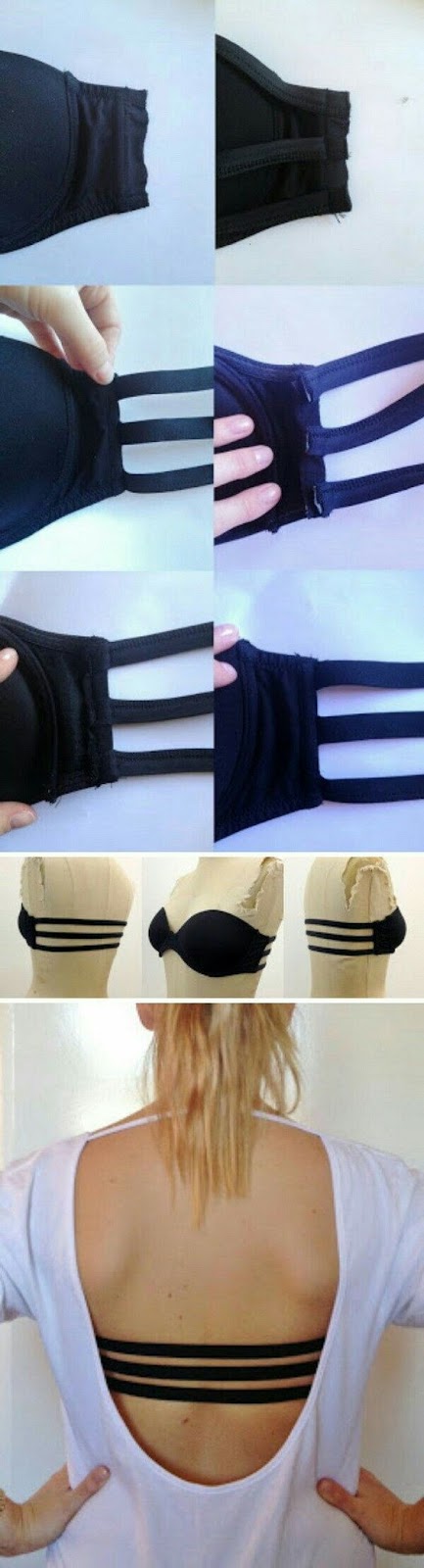 DIY bra for backless shirts DIY bra for backless shirts