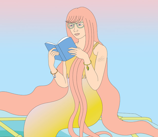 'read at sea' work in progress - closup