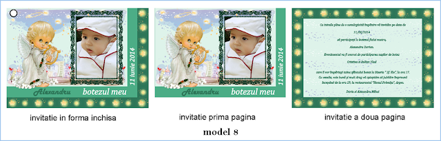 invitatii botez ingeras