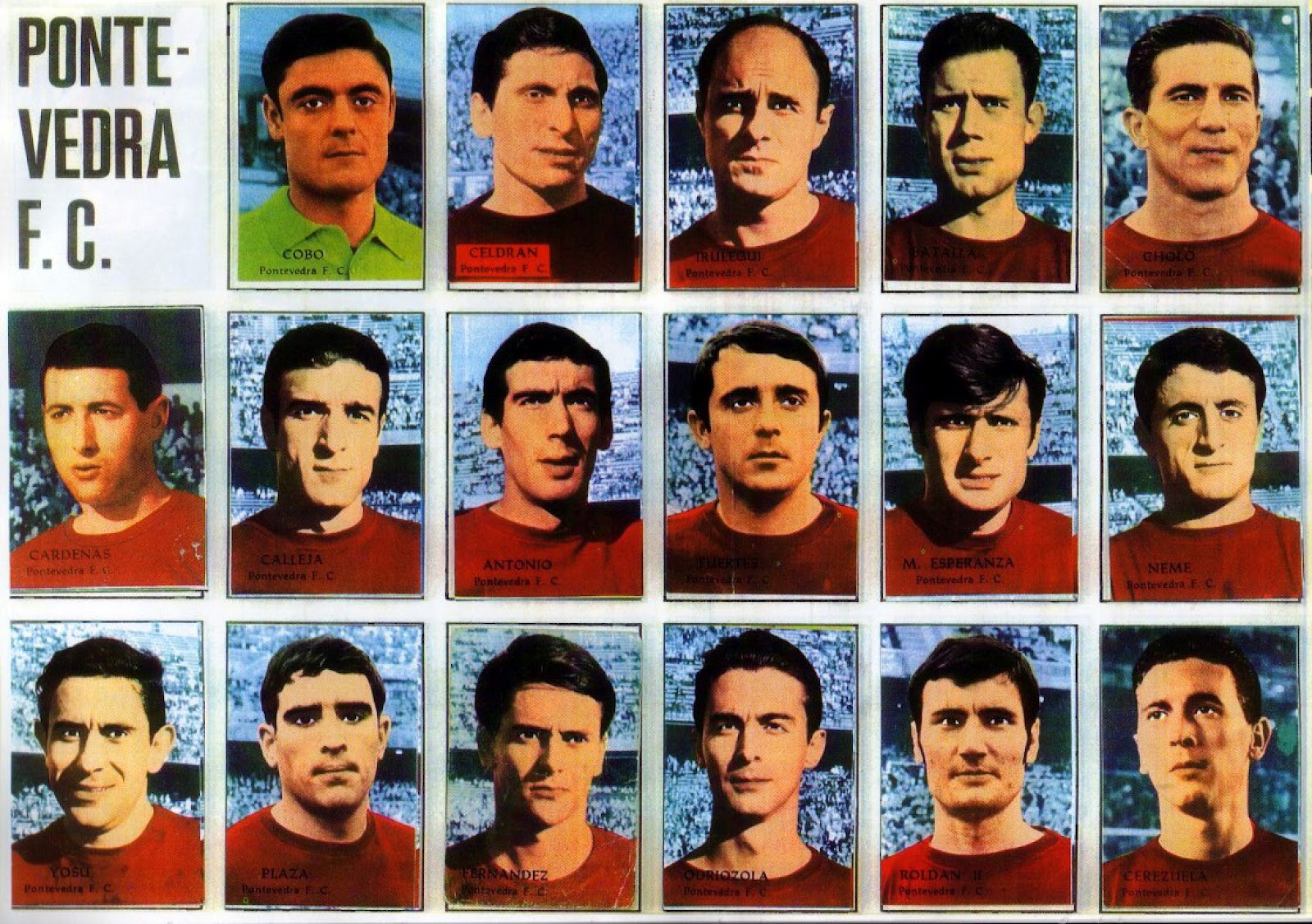 TWB22 Primera Division 1968 1969 Real Madrid Pontevedra