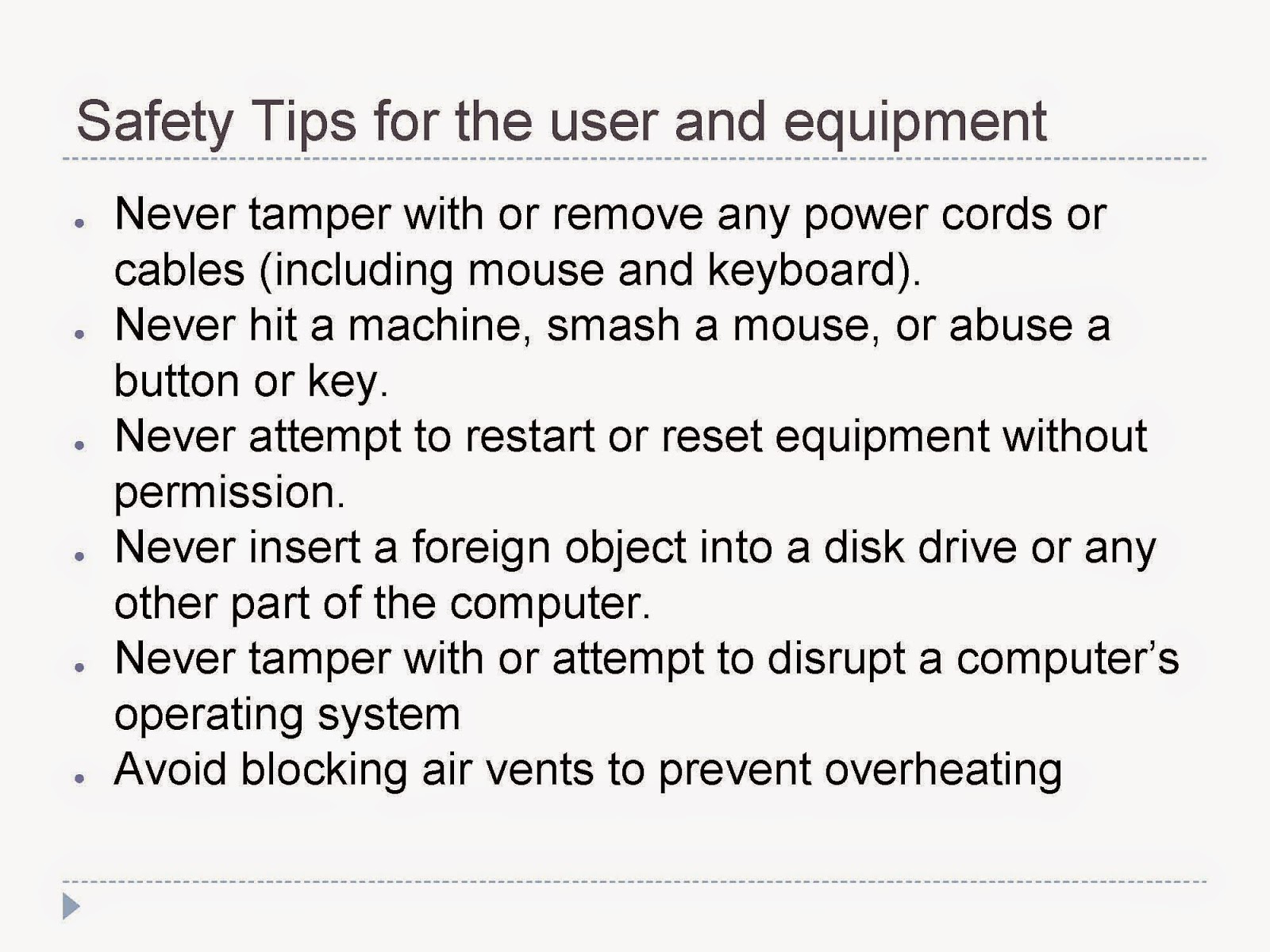stevecampbell.hillwood: computer safety powerpoint