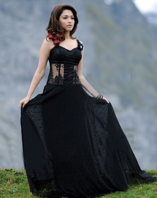 Tamanna in Black Dress Photo Gallery 