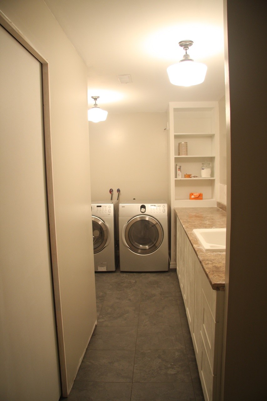The Loves Live Here: Laundry Room Flooring