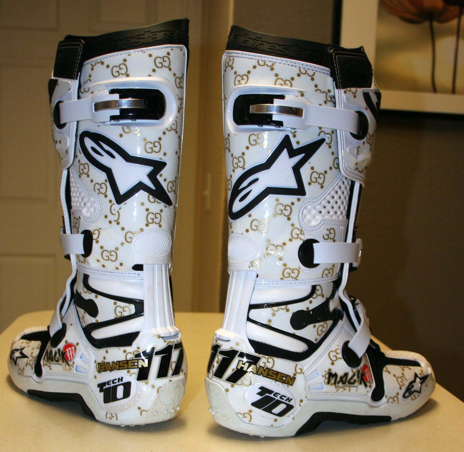 Magik S.C. Kustoms Alpinestar Tech 10 Boot Graphics