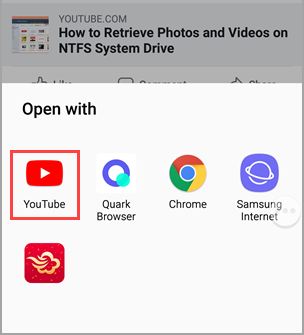 How To Open  Videos in Browser Instead of  Android App