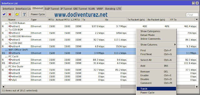 Cara Memantau Traffic Pemakaian Internet Client Per IP di Mikrotik Cara Memantau Traffic Pemakaian Internet Client Per IP di Mikrotik