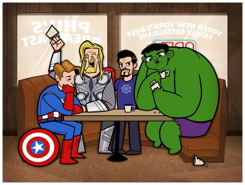 15-The-Avengers-Freelance-Illustrator-and-Designer-Justin-White-aka-Jublin-Movies-&-TV-Shows-Series-as-Cartoons-www-designstack-co