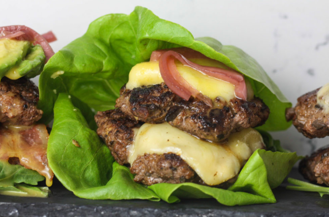 THE BEST NO BUN HAMBURGER RECIPE #diet #hamburger