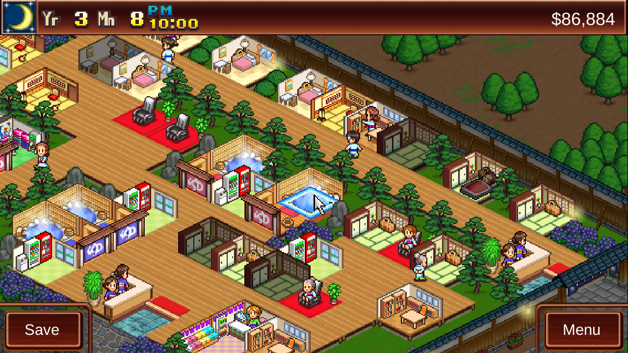 Jadi Pemilik Onsen di game Hot Springs Story