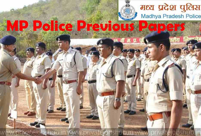MP Police Previous Papers MP Police Previous Papers
