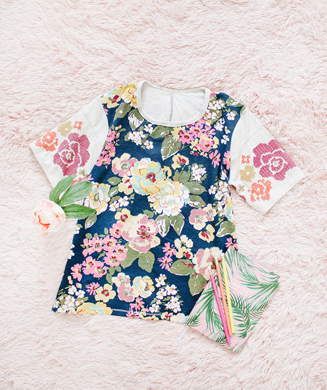 restyling exchange floral top