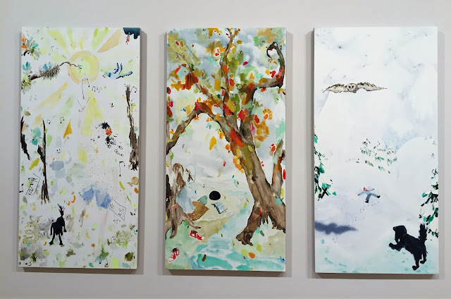 Milwaukee Art Museum: Untitled, by Laura Owens (2003)