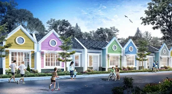 tampak depan Rumah minimalis Ukuran 6x12 meter 2 kamar tidur 1 lantai
