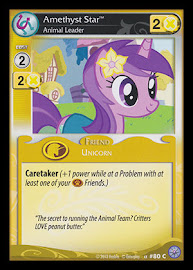 My Little Pony Amethyst Star, Animal Leader Premiere CCG Card
