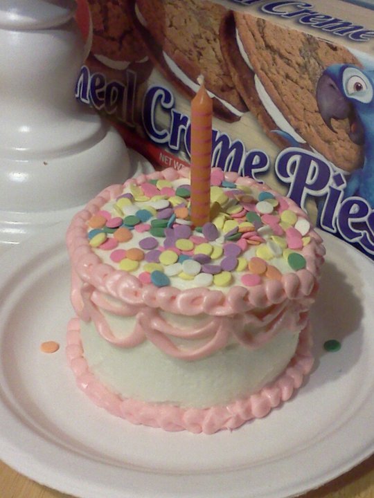 Liddy B. and me Little Debbie Mini Cakes!