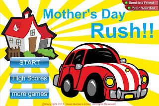 mother's day rush flash game screenshot