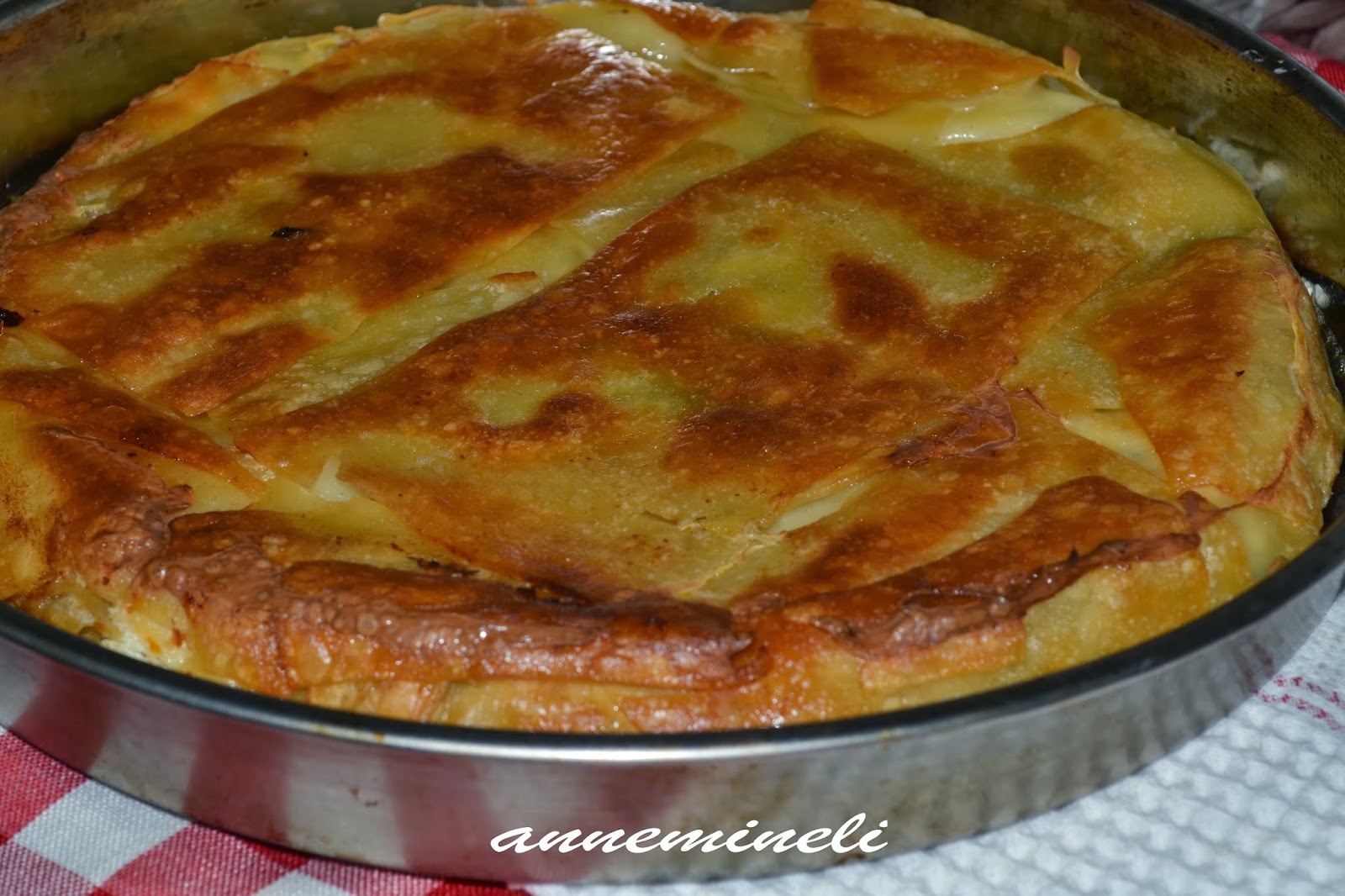 ANNEMİNELİ LAZANYADAN SU BÖREĞİ