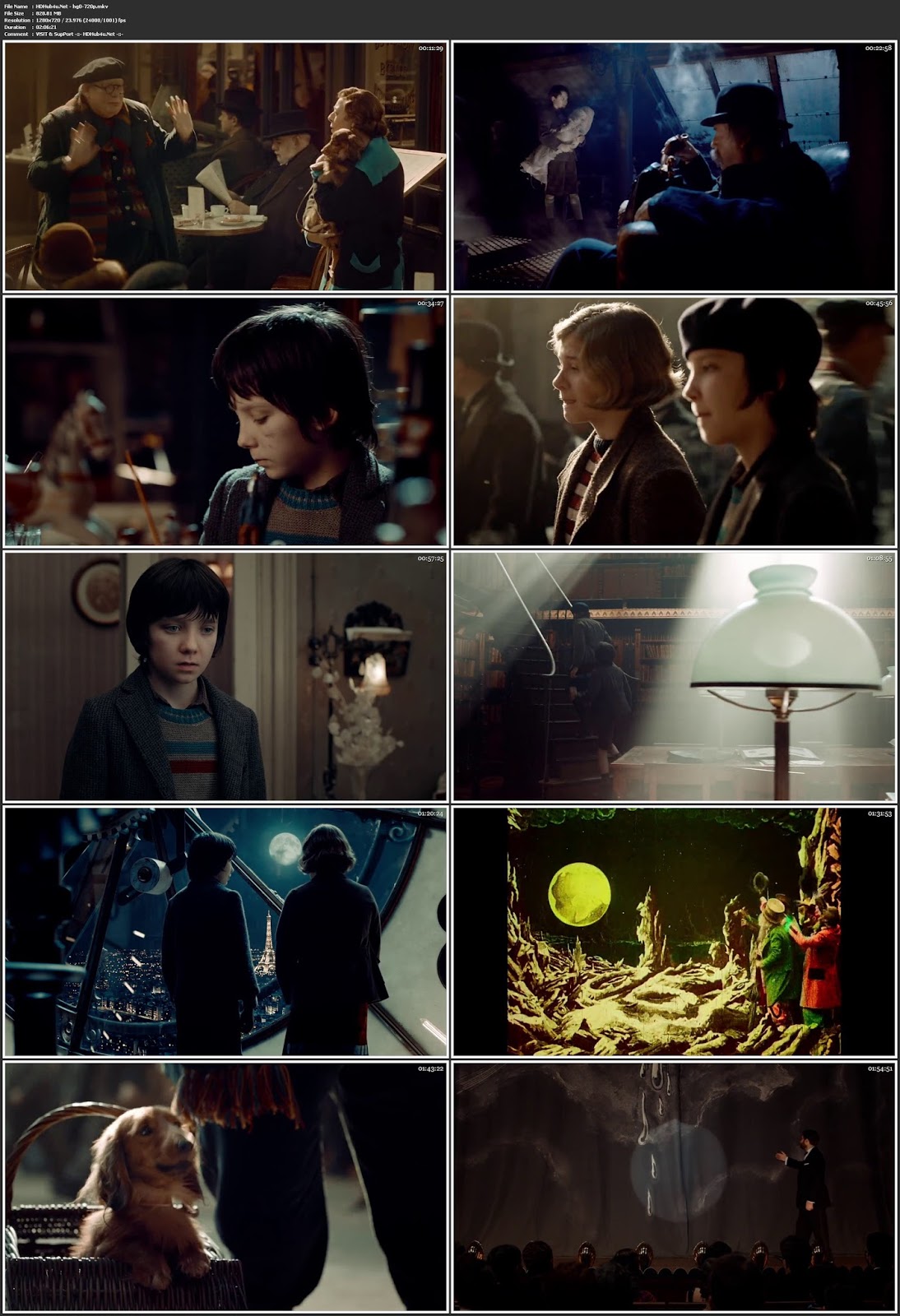 Hugo 2011 Hindi Dual Audio 480p BRRip 350Mb Download
