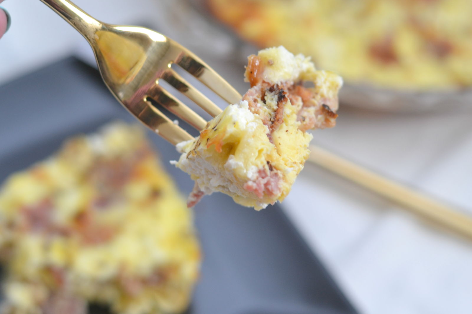 Bacon and Brie Frittata Building Our Story