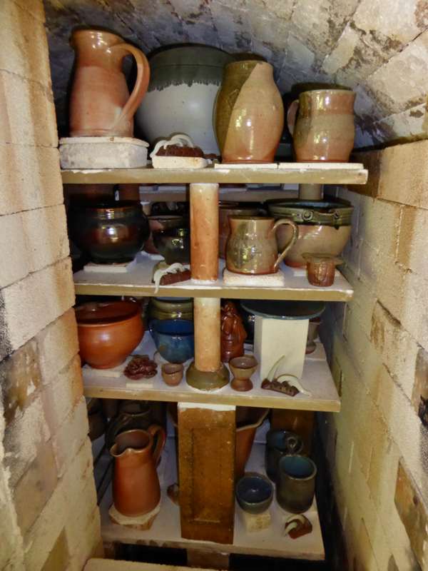 A Good Firing of the Wood Fired Kiln!