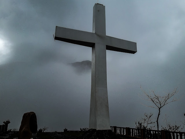 Mt. Cristobal behind the Cross