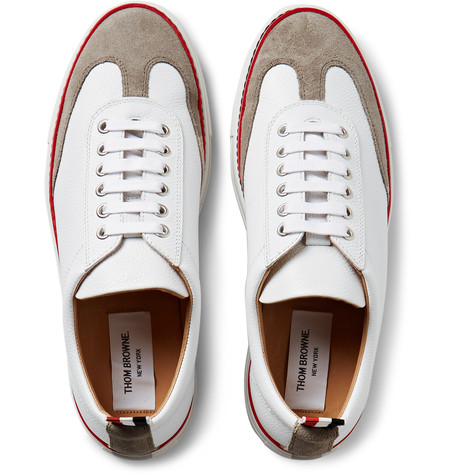 full grain leather sneakers
