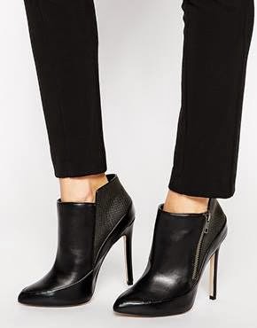 bota scarpin cano curto