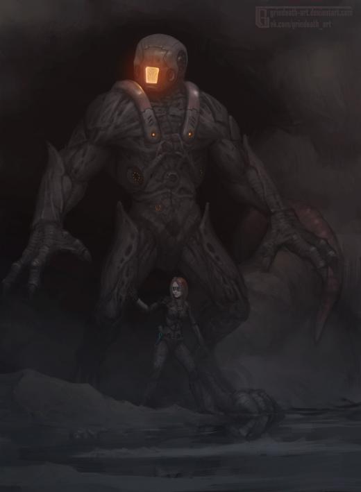 As sombrias ilustrações de fantasia, ficção científica e terror de Oleg Bulakh Oleg Bulakh deviantart artstation arte ilustrações ficção científica fantasia sombria terror cósmico lovecraft criaturas