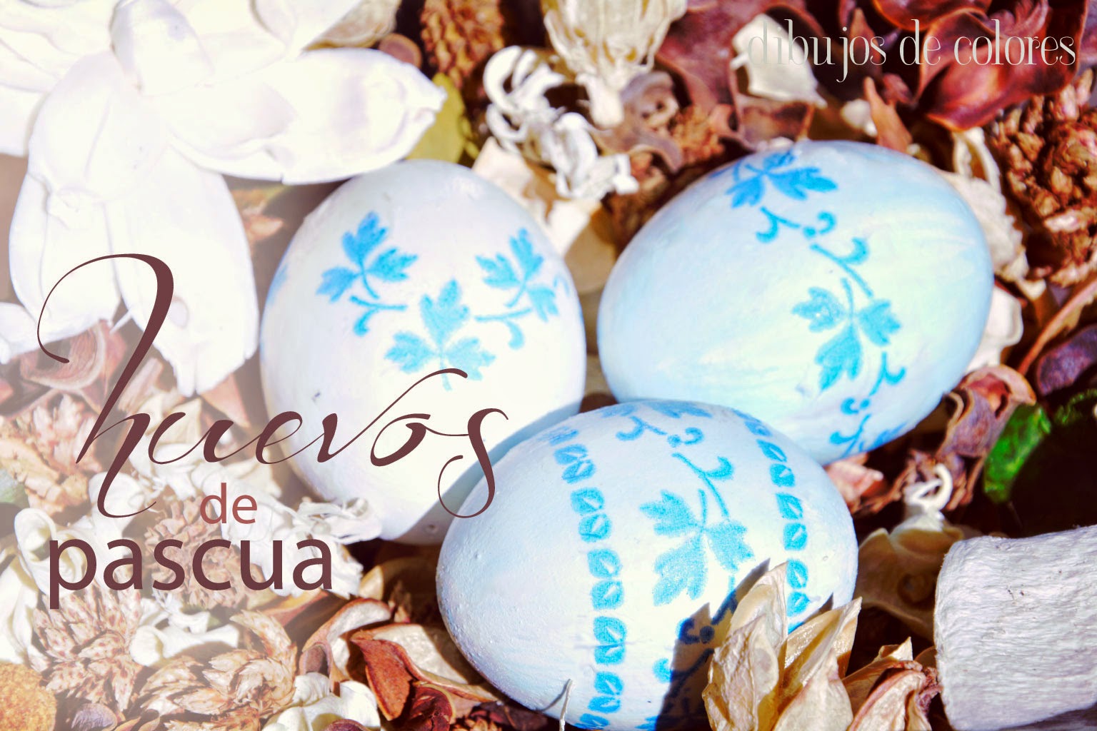 Huevos de Pascua - Dibujos de Colores