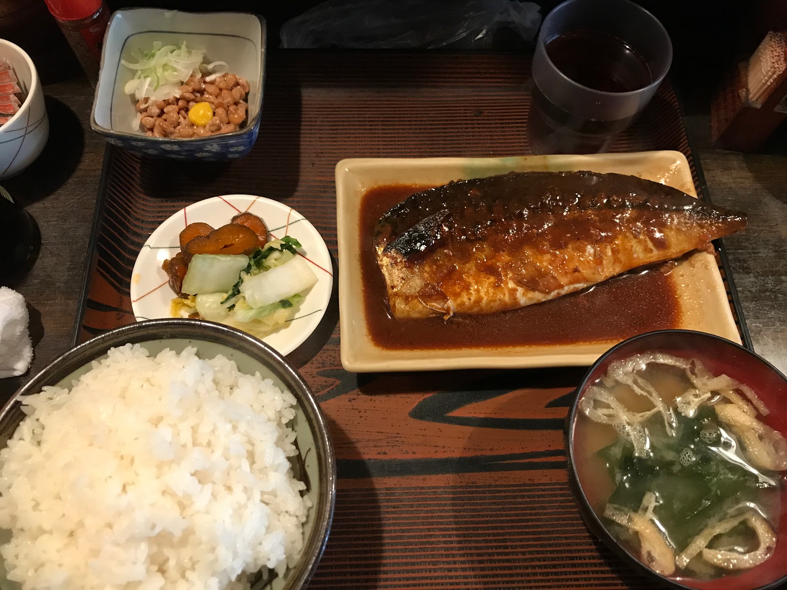 サバ の 味噌 煮 定食