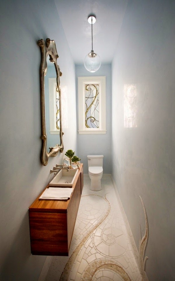 Ideas for small bathrooms &#8211; the square skillfully exploit
