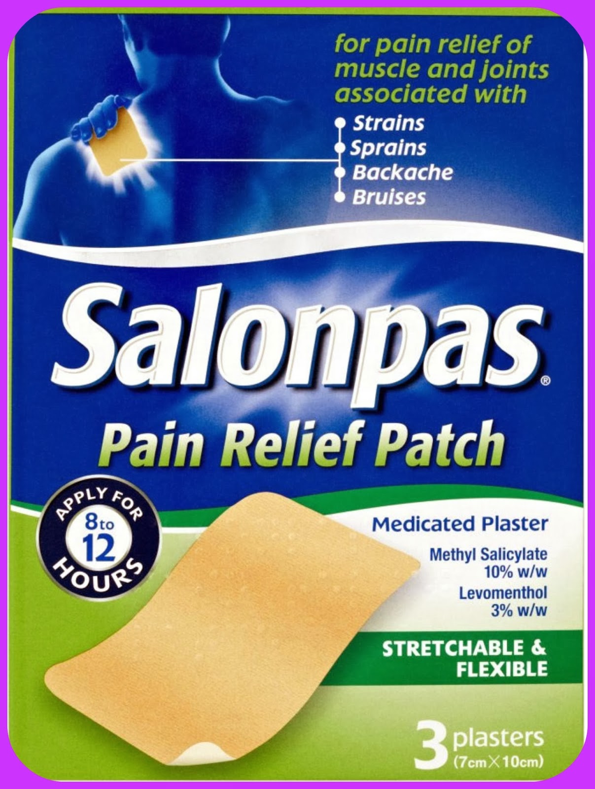 Salonpas Pain Relief Patch Review My Crazy Family Story